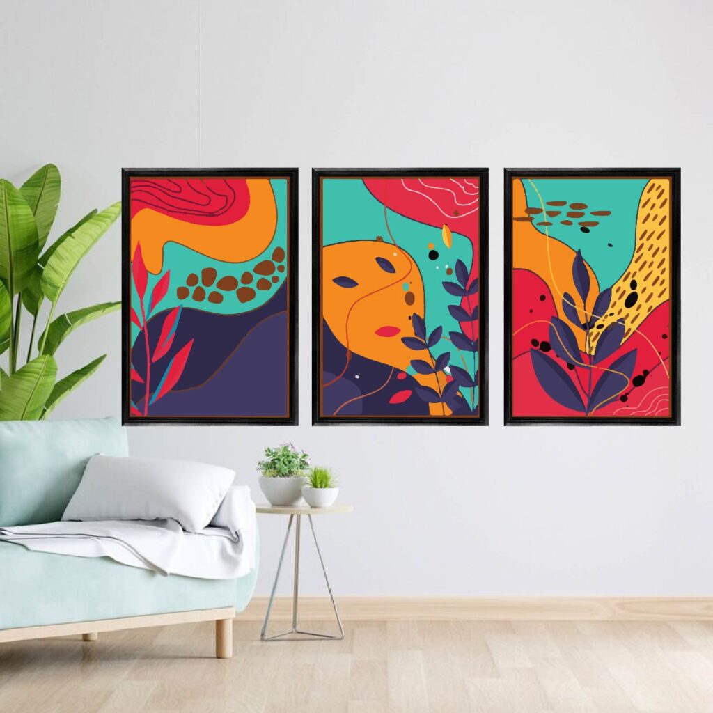 Flower & Leaf ArtWork Nature Frame