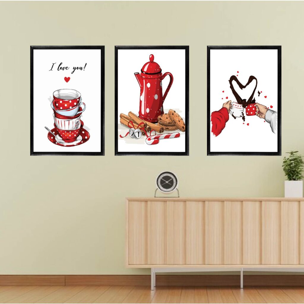 Inspirational Kitchen Wall Frame Set