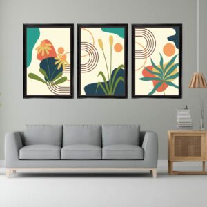 Abstract Wall Frame Set
