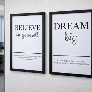 Dream Big & Believe In Yourself Frame Set