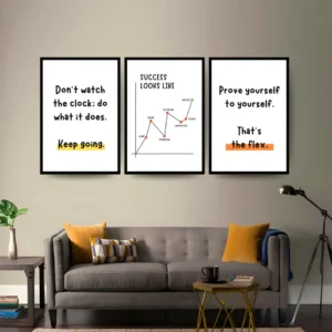Modern Productivity Trio: A popular choice for home offices and study spaces.