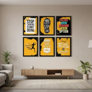The "No Excuses" Gallery Wall