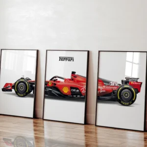 FARRARI FORMULA 1 l 3- PANEL ART
