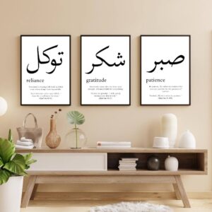 The Sabr, Shukr, Tawakkul Trio